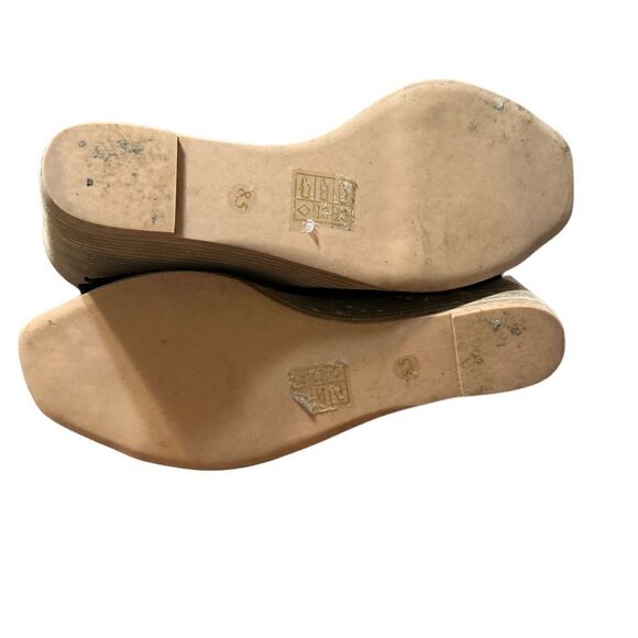 Jeffrey Campbell Black suede cut out wood wedges - Picture 7 of 8